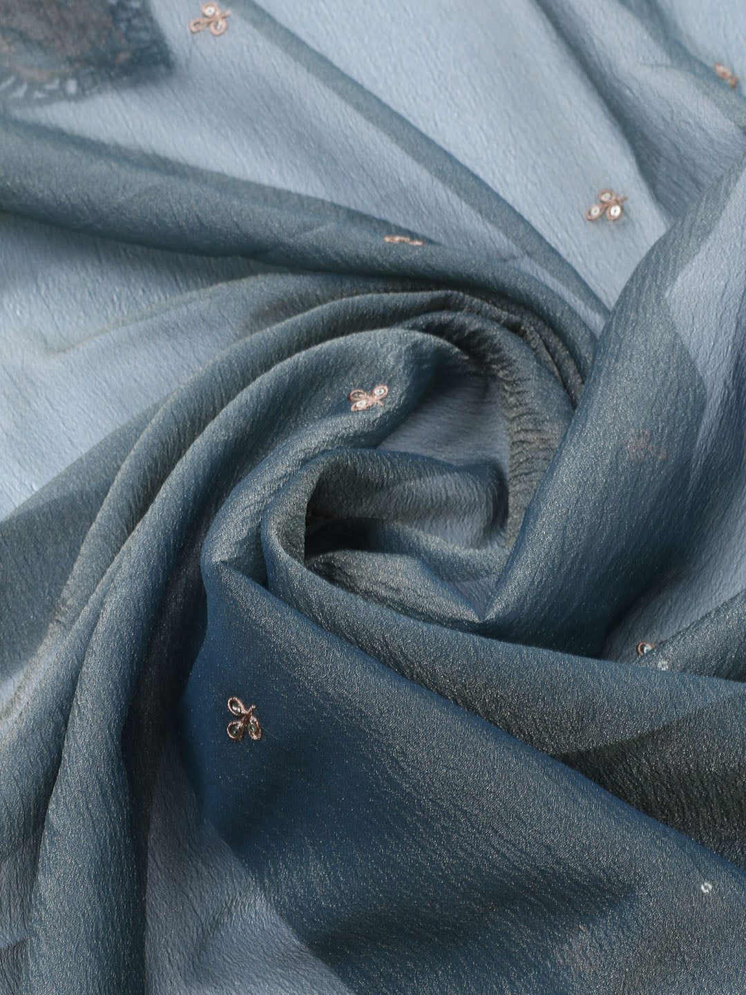 Embroidered Tissue Unstitched Suit With Dupatta