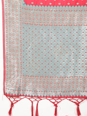 Stone Work Banarasi Woven Saree