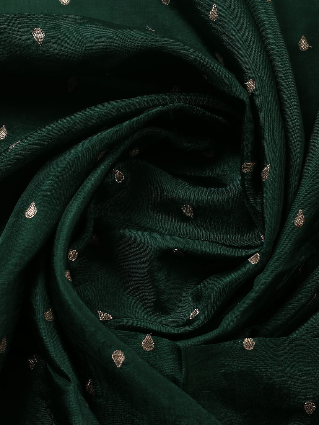 Embroidered Chanderi Unstitched Suit With Pant &amp; Dupatta