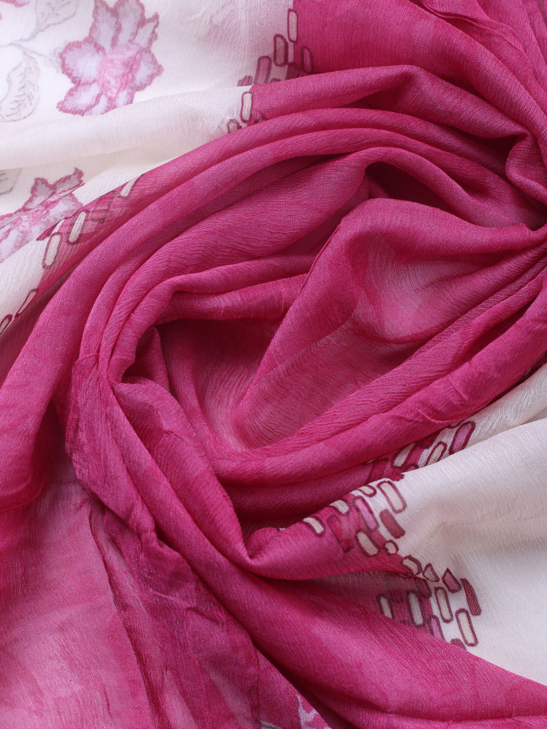 Embroidered Cotton Blend Unstitched Suit With Pant &amp; Dupatta