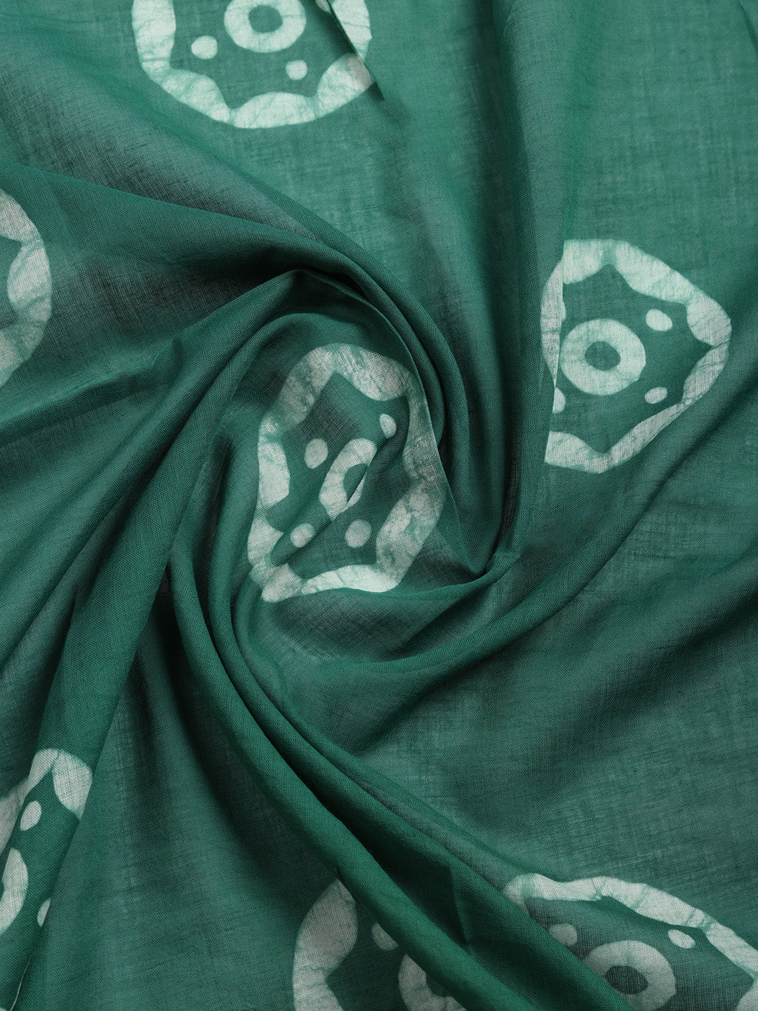 Printed Cotton Blend Unstitched Suit With Pant &amp; Dupatta