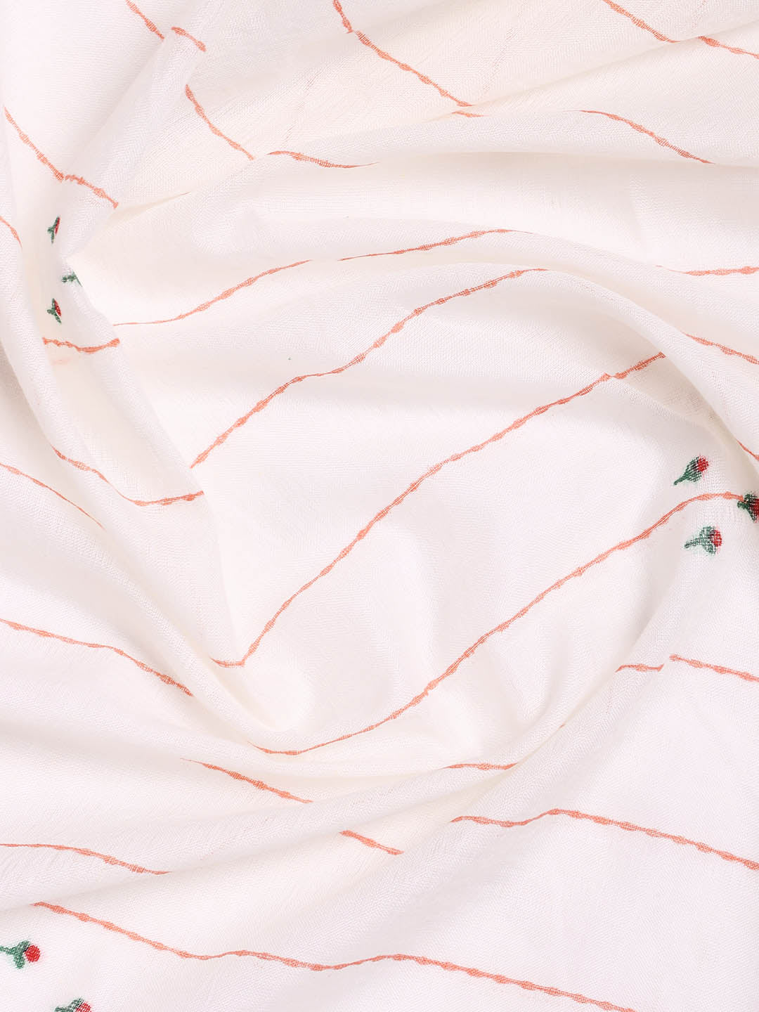 Printed Cotton Blend Unstitched Suit With Dupatta