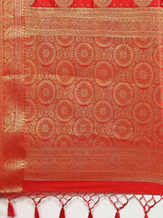 Zari Border Woven Art Silk Saree