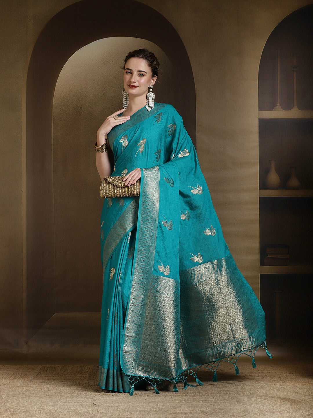 Woven Design Art Silk Saree