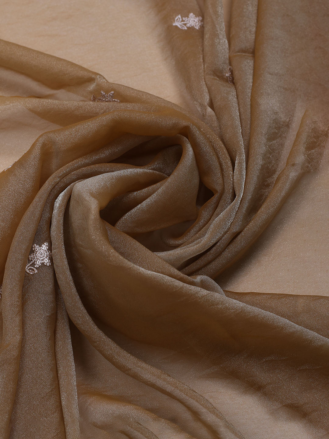 Embroidered Tissue Unstitched Suit With Dupatta