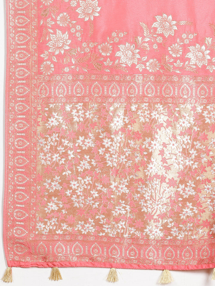 Zari Jaal Art Silk Woven Saree