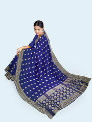 Zari Booti Woven Art Silk Saree