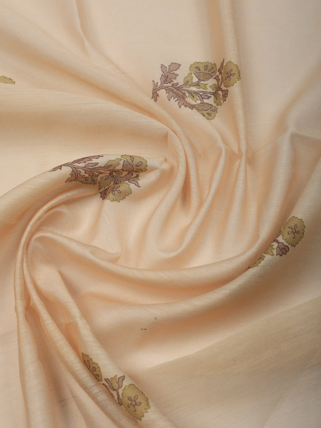Embroidered Cotton Blend Unstitched Suit With Pant &amp; Dupatta