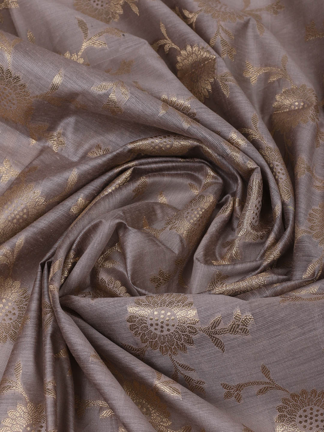 Woven Design Chanderi Unstitched Suit With Pant &amp; Dupatta