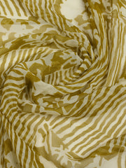 Embroidered Cotton Unstitched Suit With Pant & Dupatta