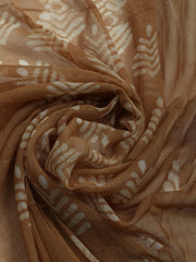 Printed Cotton Blend Unstitched Kurta With Pant & Dupatta