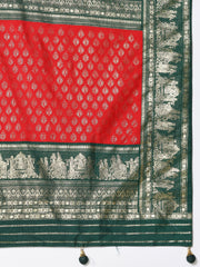 Patola Printed Art Silk Woven Saree