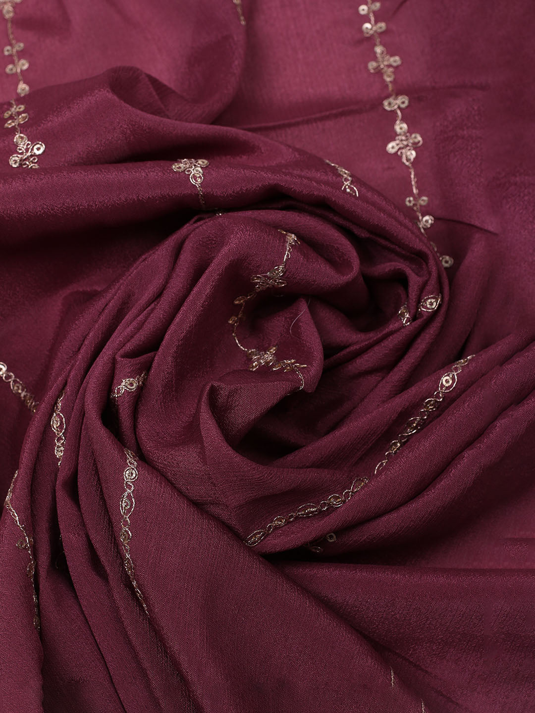 Woven Design Cotton Blend Unstitched Suit With Dupatta