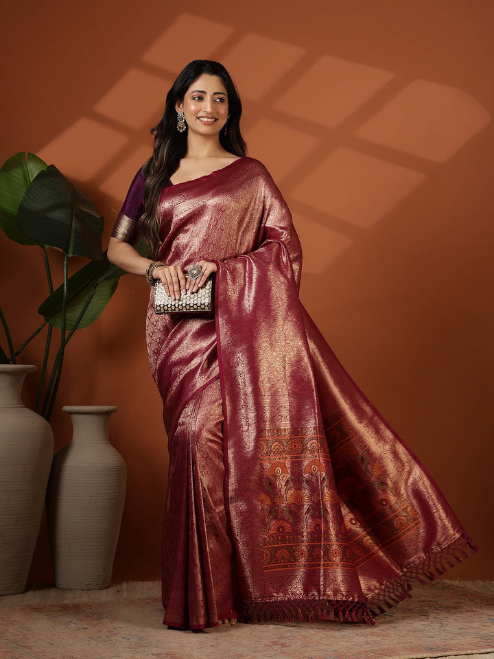 Woven Design Art Silk Saree