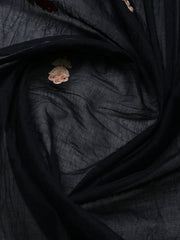 Embroidered Cotton Blend Unstitched Suit With Pant & Dupatta