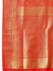 Zari Jaal Woven Handloom Saree