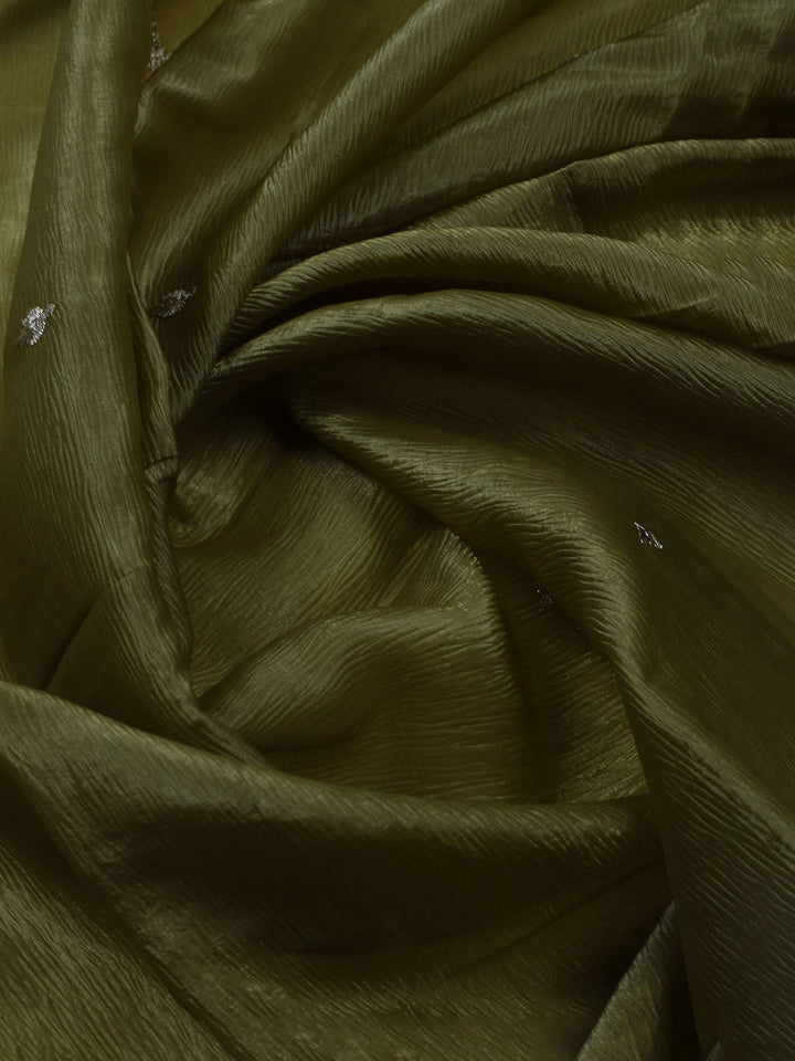 Woven Design Tissue Unstitched Suit With Dupatta
