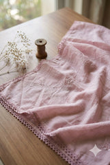 Printed Cotton Blend Unstitched Suit With Pant & Dupatta