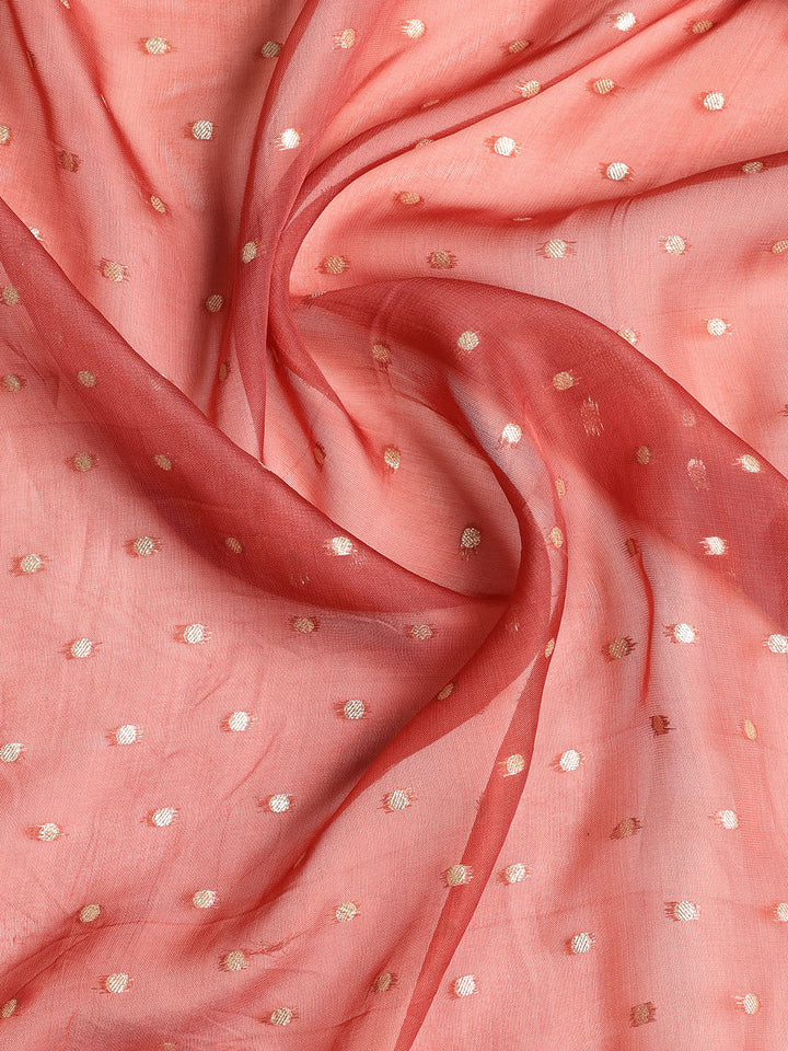 Embroidered Tissue Unstitched Suit With Dupatta