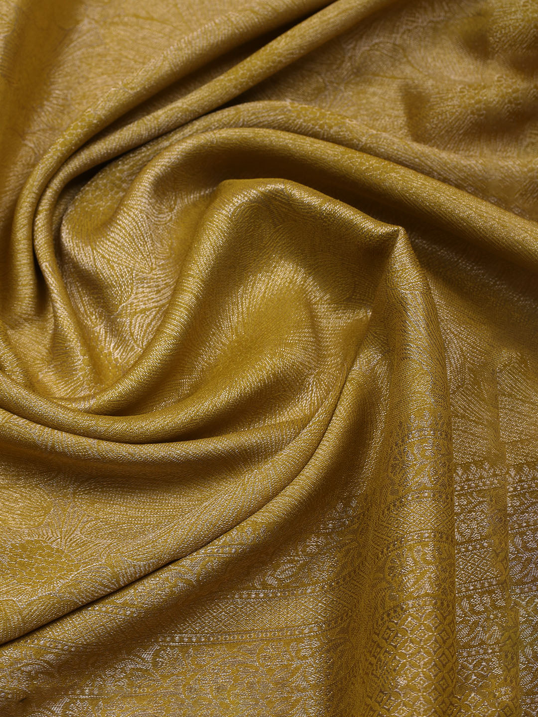 Kanjeevaram Chanderi Unstitched Suit With Dupatta