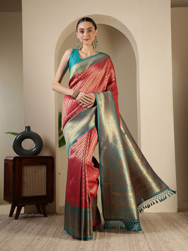 Woven Design Art Silk Saree