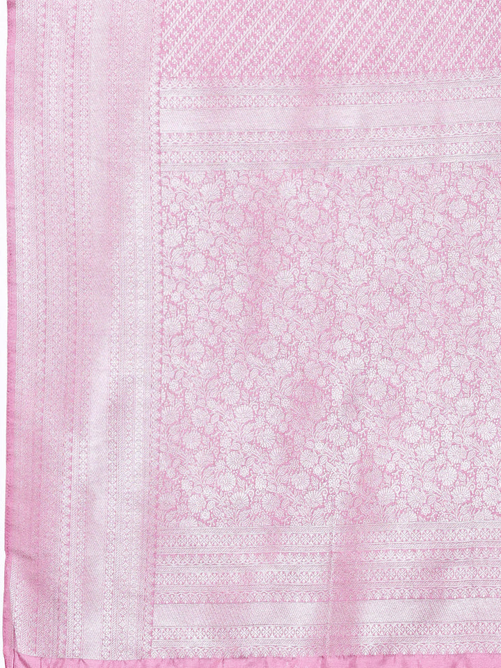 Zari Jaal Brocade Handloom Woven Saree
