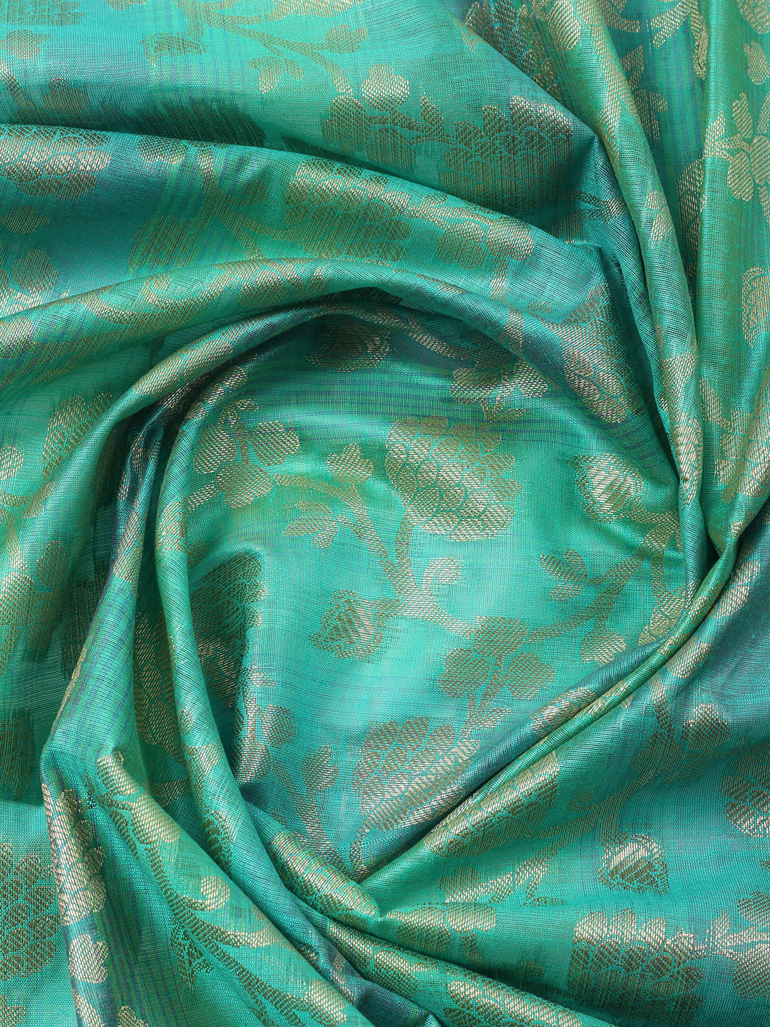 Woven Design Chanderi Unstitched Suit With Pant &amp; Dupatta