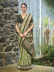 Digital Printed Art Silk Saree