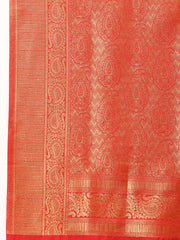 Zari Jaal Woven Handloom Saree