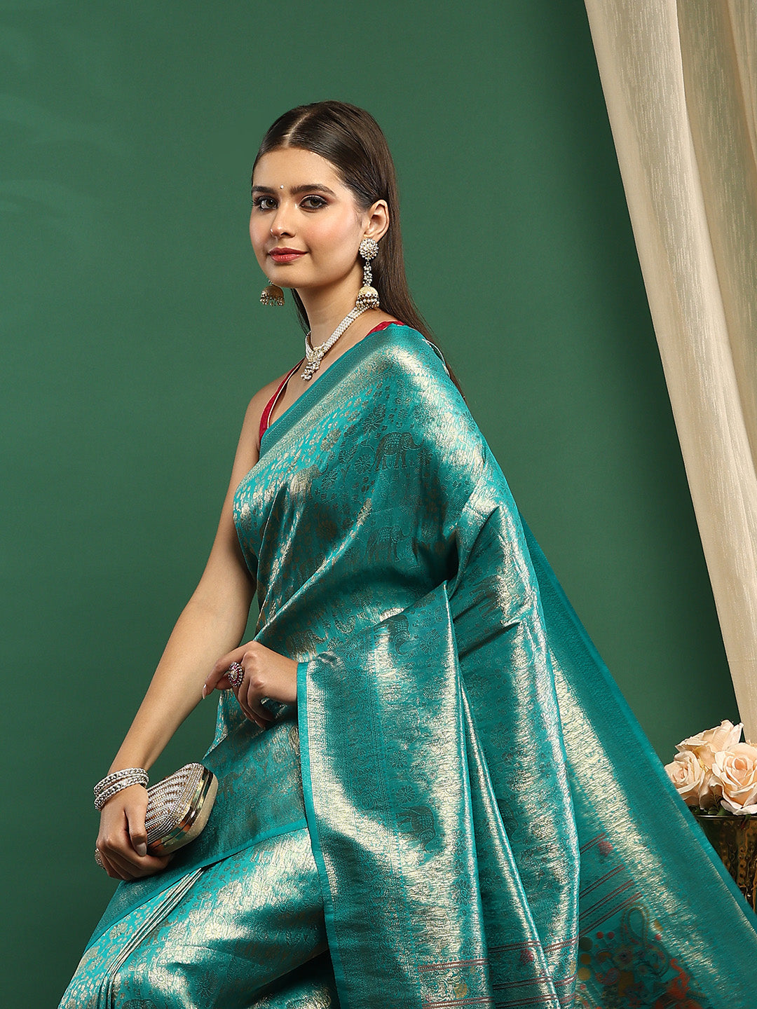 Woven Design Art Silk Saree