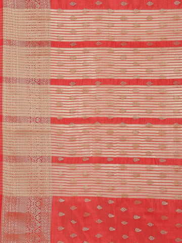 Zari Booti Handloom Woven Saree