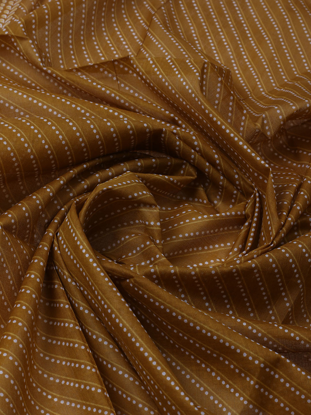 Printed Cotton Blend Unstitched Suit With Dupatta