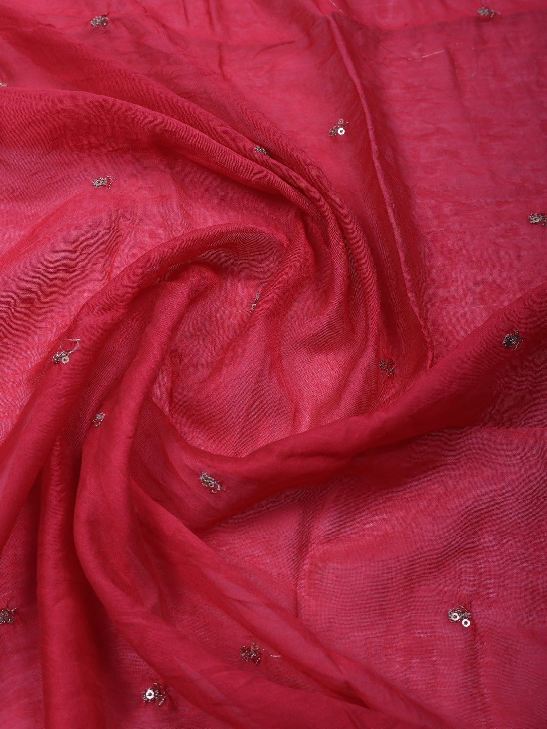 Printed Cotton Blend Unstitched Suit With Pant &amp; Dupatta