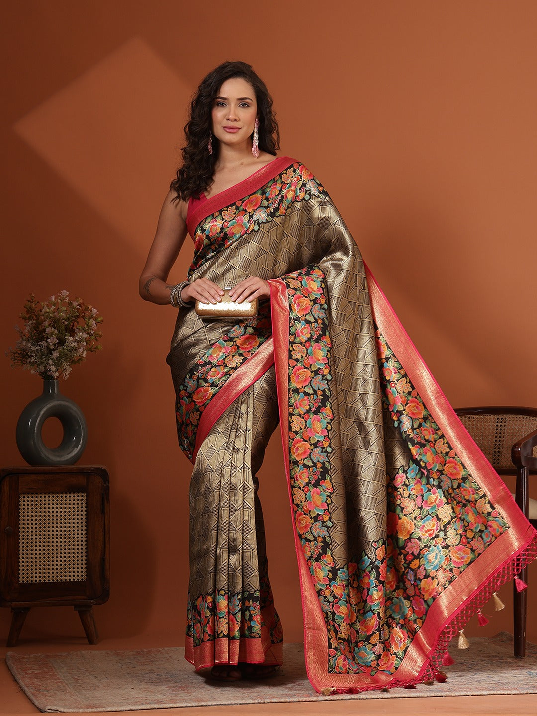 Woven Design Dola Silk Saree