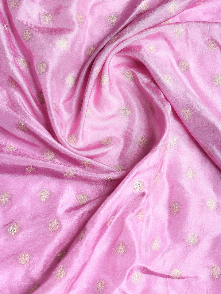Banarasi Art Silk Unstitched Suit With Dupatta