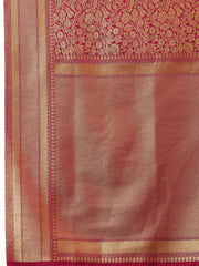 Zari Jaal Woven Handloom Saree