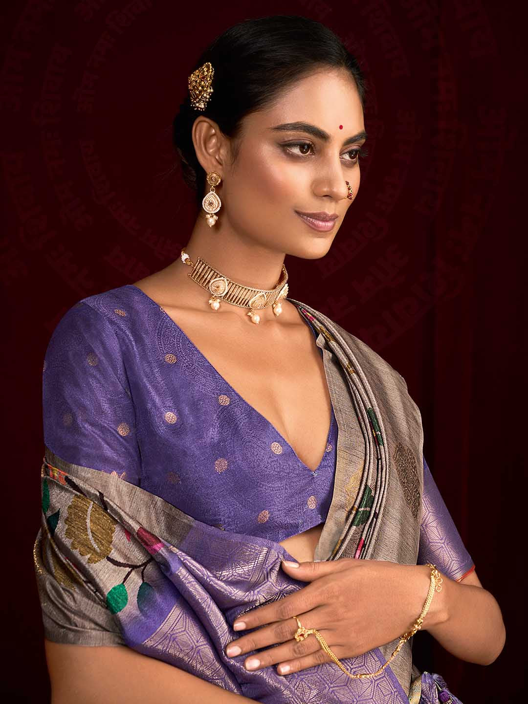 Woven Printed Art Silk Saree