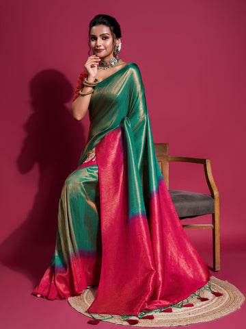 Zari Jaal Woven Handloom Saree