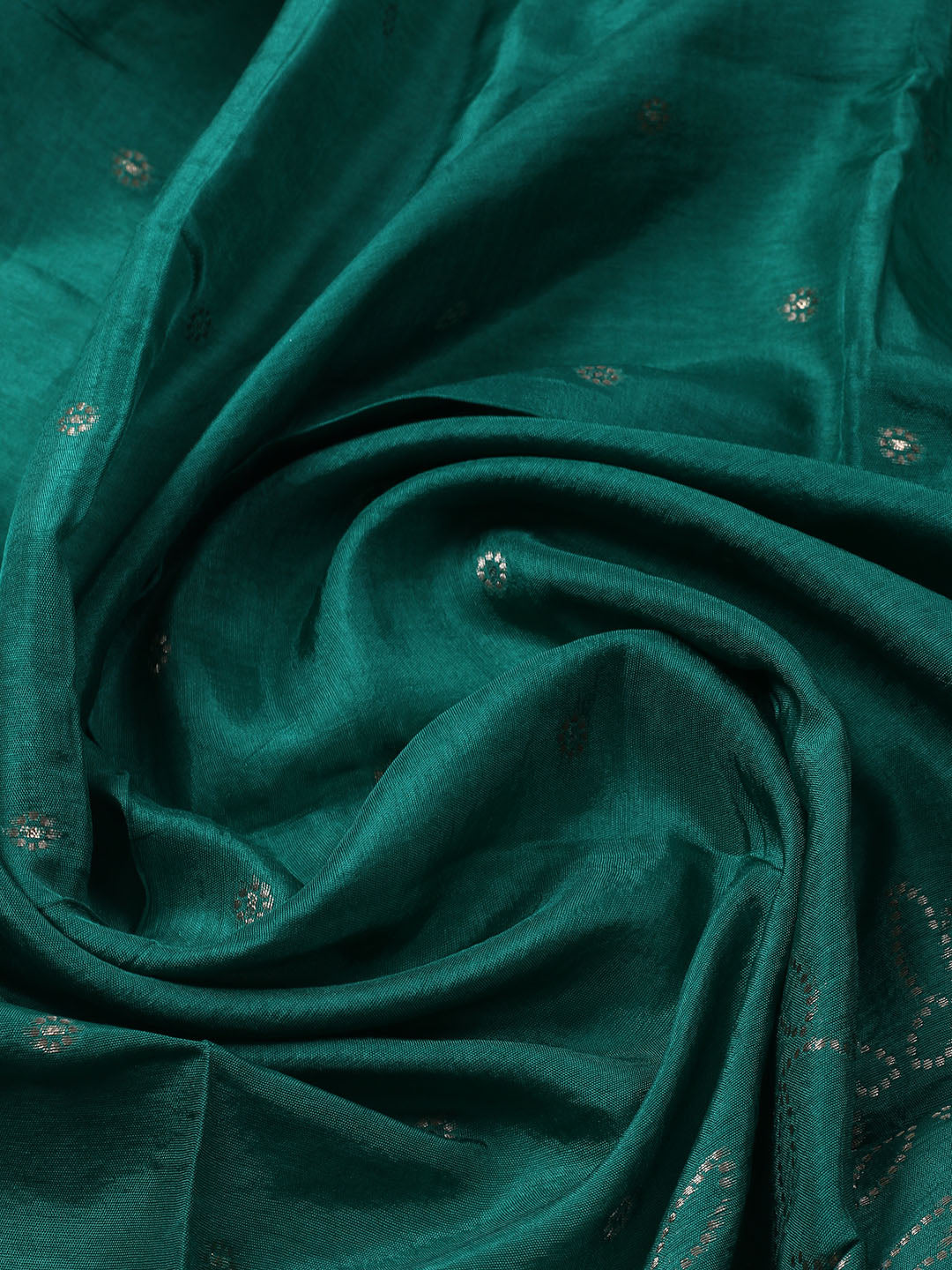 Woven Design Chanderi Unstitched Kurta With Pant &amp; Dupatta