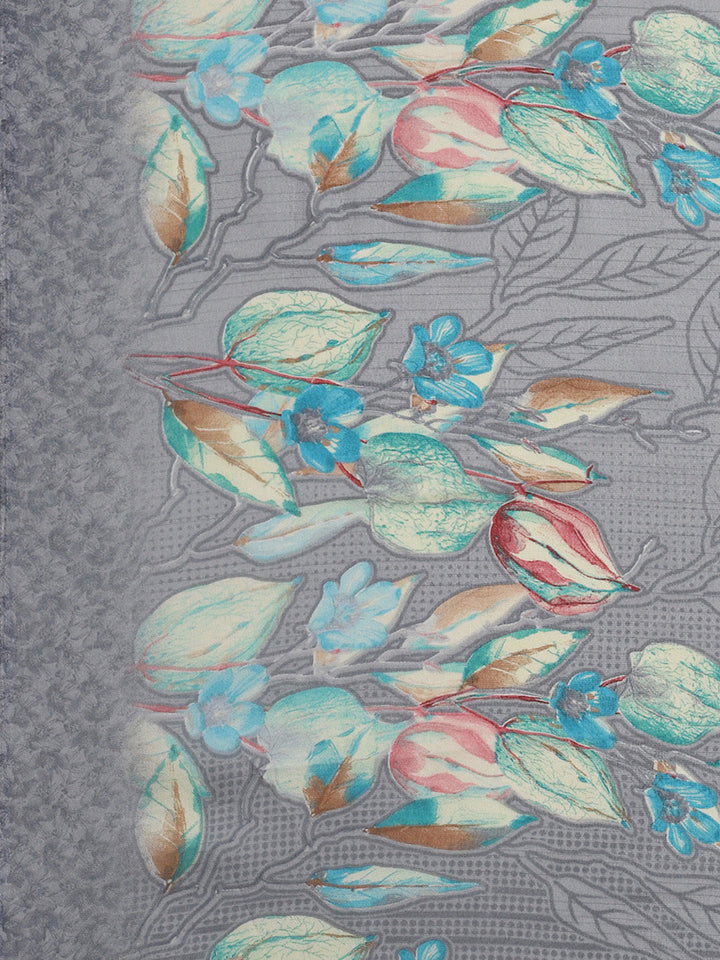 Digital Printed Georgette Saree
