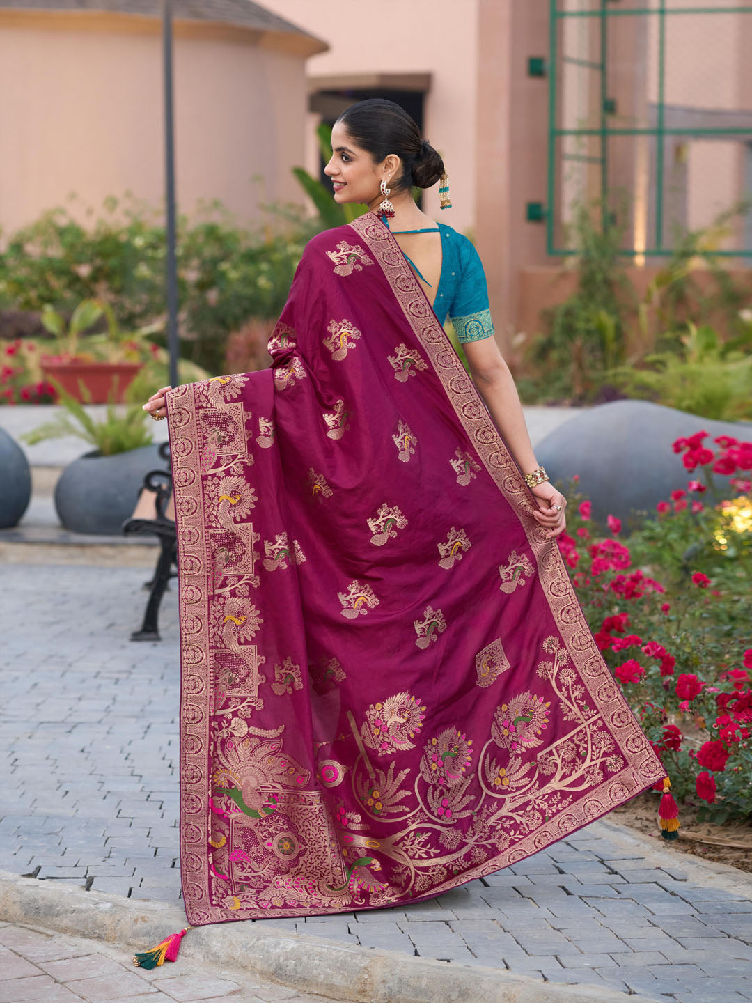 Woven Design Dola Silk Saree