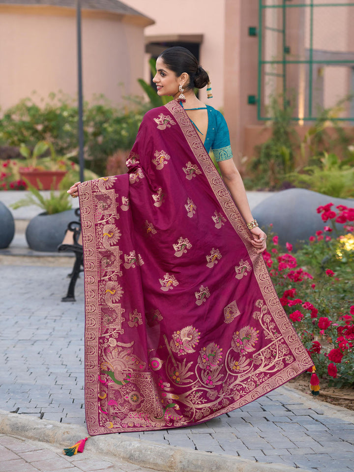 Woven Design Dola Silk Saree