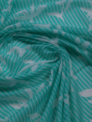Printed Cotton Blend Unstitched Suit With Dupatta