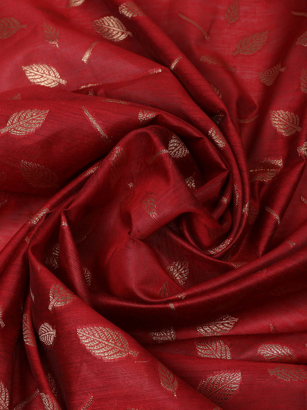 Woven Design Chanderi Unstitched Suit With Pant &amp; Dupatta