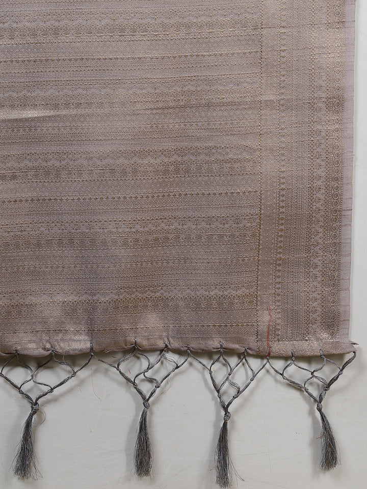 Digital Printed Tussar Saree