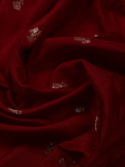 Woven Design Chanderi Unstitched Suit With Dupatta