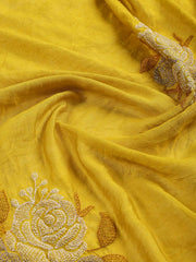Printed Cotton Blend Unstitched Suit Piece With Dupatta