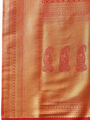 Zari Booti Woven Handloom Saree