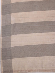 Printed Tussar Pink Saree