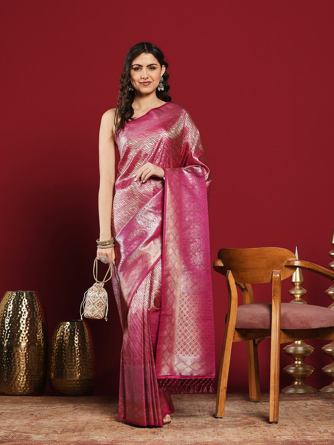 Woven Design Art Silk Saree